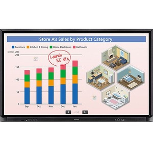 SHARP PN-CE701H AQUOS BOARD - 70" CLASS (69.5" VIEWABLE) LED DISPLAY - 4K