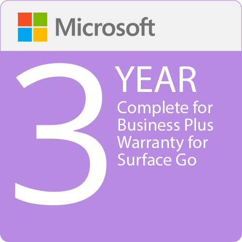 Surface Go - Microsoft Complete for Business (with ADP) + Replacement Express Shipping - 3 Years