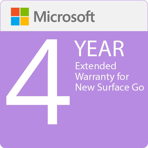 Surface Go - Microsoft Extended Hardware Service (EHS) Plan - 4 Years