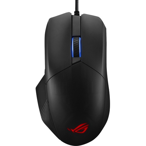 Asus ROG Chakram Core Gaming Mouse - Optical - Cable - Black - 1 Pack - USB 2.0 - 16000 dpi - Scroll Wheel - 9 Button(s) - Right-handed Only