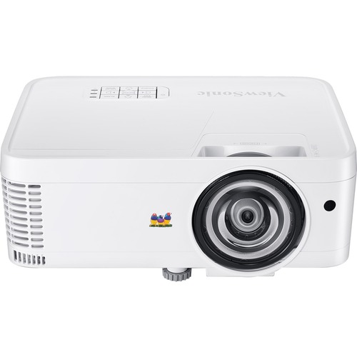 Viewsonic PS600W 3D Ready Short Throw DLP Projector - 16:10 - 1280 x 800 - Front, Ceiling - 720p - 5000 Hour Normal Mode - 15000 Hour Economy Mode - WXGA - 22,000:1 - 3500 lm - HDMI - USB - 3 Year Warranty