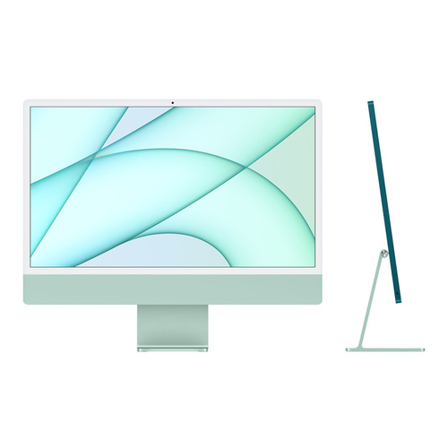 24-inch iMac with Retina 4.5K display: Apple M1 chip with 8core CPU and 7core GPU, 256GB - Green