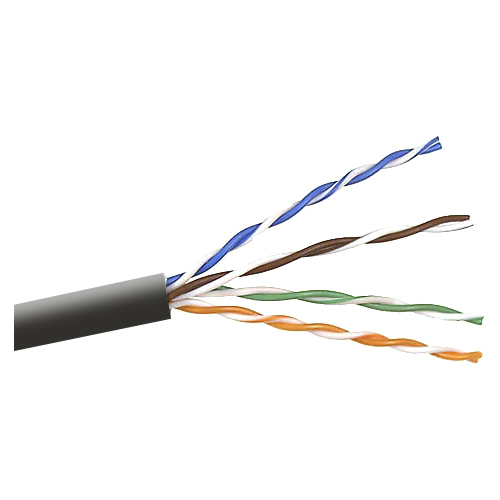 Belkin Cat.5e UTP Network Cable - 1000 ft Category 5e Network Cable for Network Device - Bare Wire - Bare Wire - Black