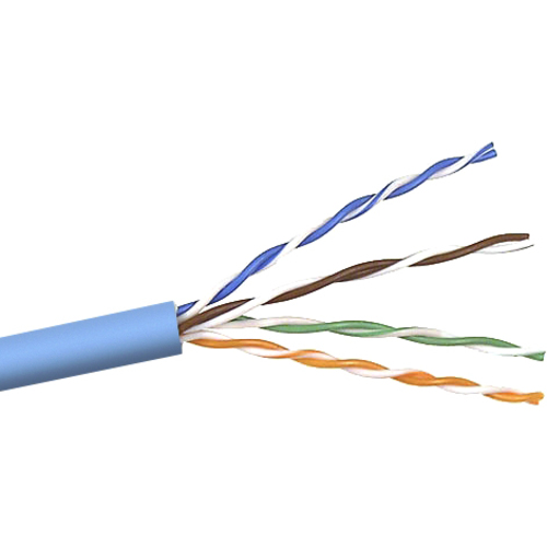 Belkin Cat.5e UTP Network Cable - 1000 ft Category 5e Network Cable for Network Device - Bare Wire - Bare Wire - Blue