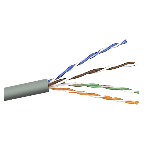 Belkin Cat.5e UTP Network Cable - 1000 ft Category 5e Network Cable for Network Device - Bare Wire - Bare Wire - Gray