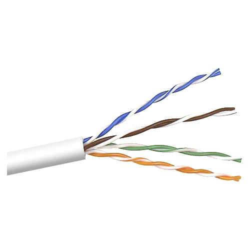Belkin Cat.5e UTP Network Cable - 1000 ft Category 5e Network Cable for Network Device - Bare Wire - Bare Wire - White
