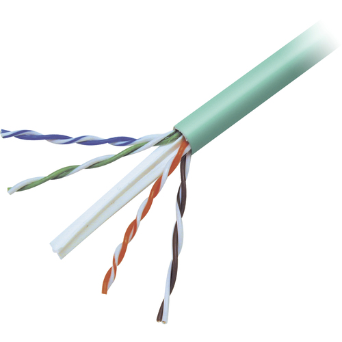 Belkin Cat.6 UTP Network Cable - 1000 ft Category 6 Network Cable for Network Device - Bare Wire - Bare Wire - Green