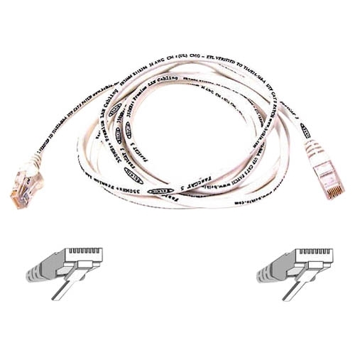 Belkin Cat.6 Snagless Patch Cable - RJ-45 - RJ-45 - 20ft - White