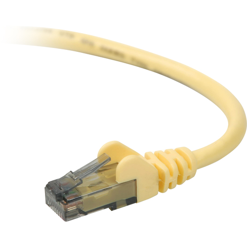 Belkin Cat. 6 UTP Patch Cable - RJ-45 Male - RJ-45 Male - 20ft - Yellow