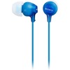 Sony In-Ear Headphones (Blue) - Stereo - Blue - Mini-phone (3.5mm) - Wired - 16 Ohm - 8 Hz 22 kHz - Gold Plated Connector - Earbud - Binaural - In-ear