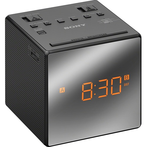 Sony Clock Radio - 100 mW RMS - Mono - 2 x Alarm - AM, FM