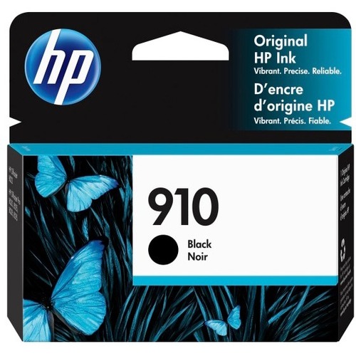 HP 910 Original Ink Cartridge - Black - Inkjet - Standard Yield - 300 Pages - 1 Each