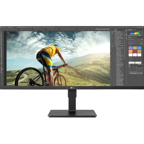 LG Ultrawide 34BN670-B 34" WFHD WLED LCD Monitor - 21:9 - Textured Black - 34" Class - In-plane Switching (IPS) Technology - 2560 x 1080 - 16.7 Million Colors - FreeSync - 400 Nit Typical, 500 Nit Peak - 5 ms GTG (Fast) - HDMI - DisplayPort