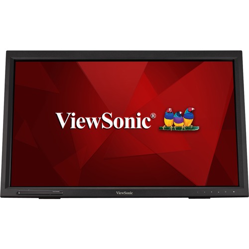 Viewsonic TD2423d 24&quot; LCD Touchscreen Monitor - 16:9 - 7 ms GTG - 24&quot; Class - Infrared - 10 Point(s) Multi-touch Screen - 1920 x 1080 - Full HD - MVA technology - 16.7 Million Colors - 250 Nit - LED Backlight - Speakers - HDMI - USB - VGA - DisplayPort - 1 x HDMI In - Black - EPEAT, cTUVus - 3 Year - USB Hub
