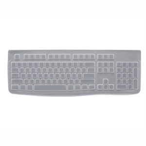 Logitech Protective Cover - Supports Keyboard - Liquid Resistant, Dust Resistant, Damage Resistant - Silicone - Transparent