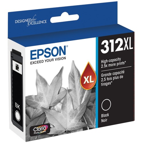 Epson Claria Photo HD T312XL Original Ink Cartridge - Black - Inkjet - 1 Pack