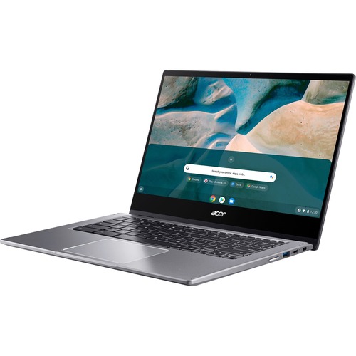 Acer Chromebook Spin 514 CP514-1WH CP514-1WH-R1H8 14&quot; Touchscreen 2 in 1 Chromebook - Full HD - 1920 x 1080 - AMD Ryzen 5 3500C Quad-core (4 Core) 2.10 GHz - 8 GB RAM - 128 GB SSD - Chrome OS - AMD Radeon Vega 8 - In-plane Switching (IPS) Technology, CineCrystal (Glare) - English (US) Keyboard - 10 Hour Battery Run Time - IEEE 802.11ac Wireless LAN Standard