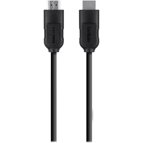 Belkin HDMI Cable - 25 ft HDMI A/V Cable - First End: 1 x 19-pin HDMI (Type A) Male - Second End: 1 x 19-pin HDMI (Type A) Male - Black - 1 Each