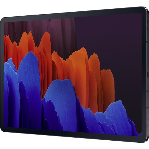Samsung Galaxy Tab S7+ SM-T970 Tablet - 12.4&quot; WQXGA+ Octa-core (8 Core) 3.09 GHz - 6 GB RAM - 128 GB Storage - Android 10 - Mystical Black - Qualcomm Snapdragon 865 Plus SoC - Upto 1 TB microSD Supported - 2800 x 1752 - 8 Megapixel Front Camera - 14 Hour Maximum Battery Run Time