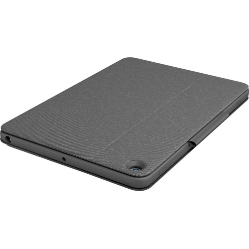 Logitech - Combo Touch iPad Pro 12.9-inch (5th generation) Keyboard Case - Backlit Keyboard, Trackpad - Oxford Gray