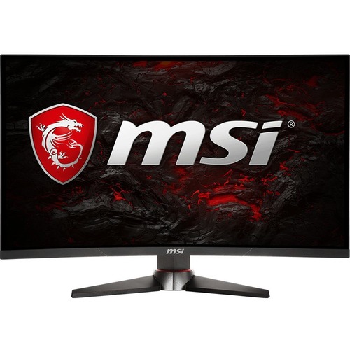 MSI Optix MAG240CR 24" 1800R Curved Gaming Mointor. FreeSync. 1920 x 1080 (FHD) resolution. 144Hz refresh rate. 1ms response time. Non-Glare display. 1 HDMI (v2.0) 1 DisplayPort (v1.2) video input.