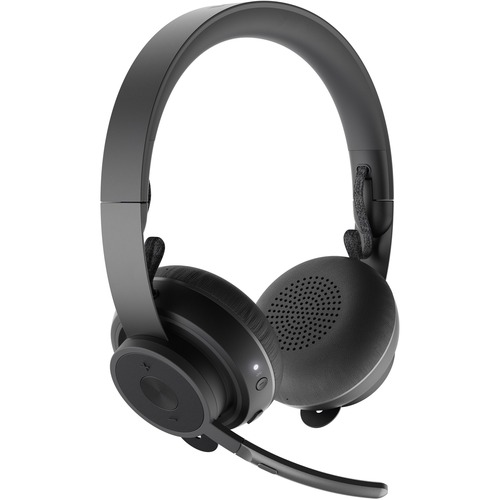 Logitech Zone Wireless Headset - Stereo - Wireless - Bluetooth - 98.4 ft - 30 Hz - 13 kHz - Over-the-head - Binaural - Circumaural - Omni-directional, MEMS Technology, Electret, Condenser, Noise Cancelling Microphone - Noise Canceling