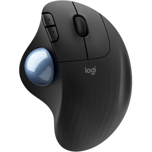 Logitech ERGO M575 Wireless Trackball - Optical - Wireless - Bluetooth - 2.40 GHz - Black - USB - 2000 dpi - Scroll Wheel - 5 Button(s)