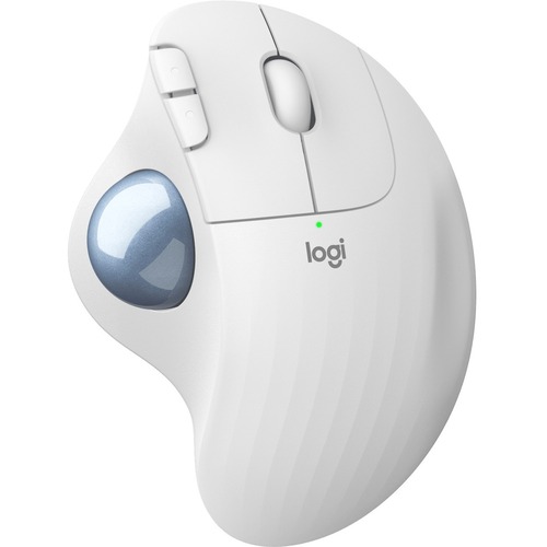 Logitech ERGO M575 Wireless Trackball - Optical - Wireless - Bluetooth - 2.40 GHz - Off White - USB - 2000 dpi - Scroll Wheel - 5 Button(s)