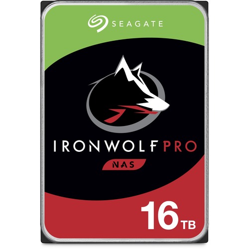 Seagate IronWolf Pro ST16000NE000 16 TB Hard Drive - 3.5" Internal - SATA (SATA/600) - Conventional Magnetic Recording (CMR) Method - 7200rpm - 5 Year Warranty 7.2K RPM 3.5IN
