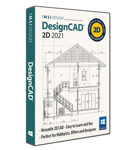 DesignCAD 2D 2021 (Electronic Software Delivery)