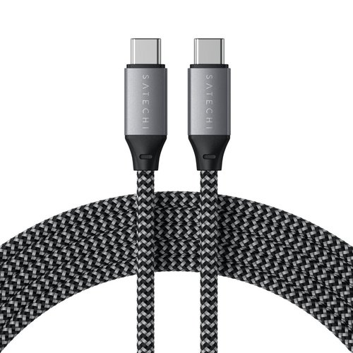 Satechi Charging Cable - Space Gray 100W BP USB-C - USB-C