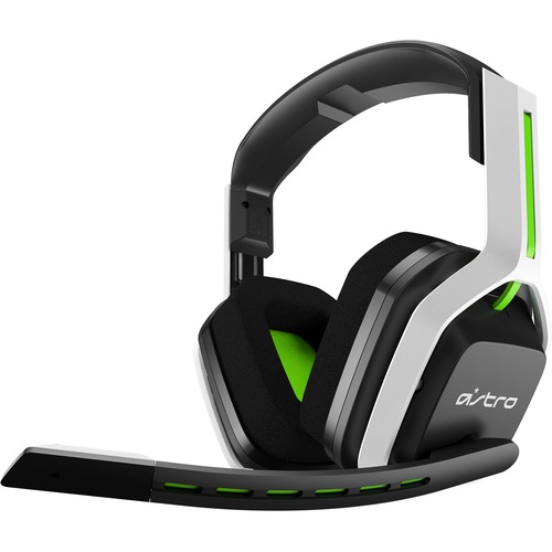 Logitech A20 Gaming Headset - Stereo - Wireless - RF - Over-the-head - Binaural - White/Green