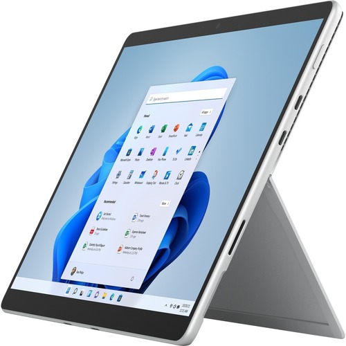 Microsoft Surface Pro 8 Tablet - 13" - Core i7 - 16 GB RAM - 512 GB SSD - Windows 11 - Platinum - 2880 x 1920 - PixelSense Display - 5 Megapixel Front Camera - Platinum