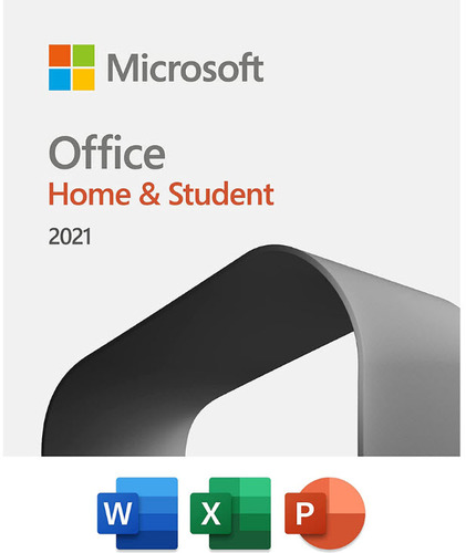 Microsoft Office 2021 Home & Student Box Pack - 1 PC/Mac - Medialess - Box shipment of keycode for electronic download