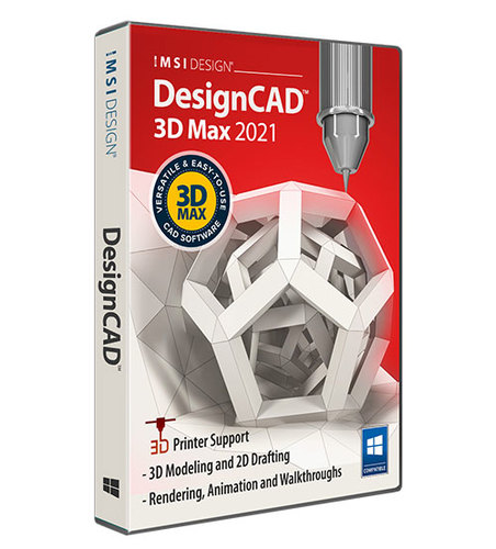 DesignCAD 3D Max 2021 (Electronic Software Delivery)