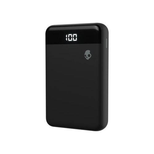 Skullcandy Fat Stash Portable Battery Pack - Black 10,000 mAh USB-C-Micro USB