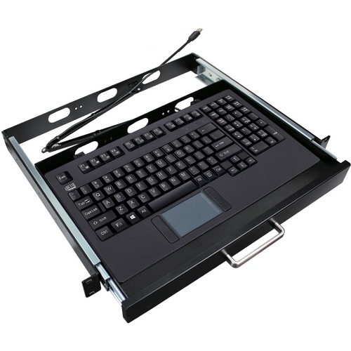 1U Rack Mount Touchpay Keyboard with Drawer