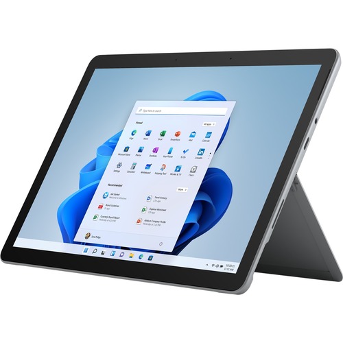 Microsoft Surface Go 3 Tablet - 10.5&quot; - Pentium Gold 6500Y Dual-core (2 Core) 1.10 GHz - 4 GB RAM - 64 GB SSD - Windows 11 Pro - Platinum - 1920 x 1280 - PixelSense Display - 5 Megapixel Front Camera - 11 Hours Maximum Battery Run Time