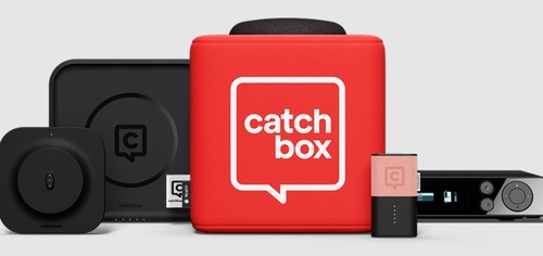 Catchbox Plus System with 1 Cube + 1 Clip + 1 Wireless Charger + 1 Dock
