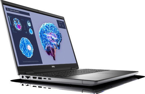 Mobile Precision 7680, Intel Core i5-13600HX, 16GB, 1x16GB 4800MT/s CAMM, non-ECC, 256GB M.2 PCIe NVMe Gen 4 2230 SSD