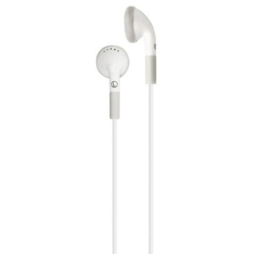 Hamilton Buhl Earbuds with In-Line Microphone, Qty. 250 - Stereo - Mini-phone (3.5mm) - Wired - 32 Ohm - 20 Hz - 20 kHz - Earbud - Binaural - In-ear - 4 ft Cable - White