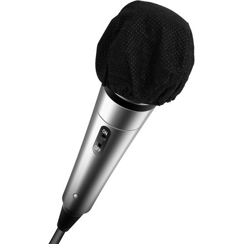 Hamilton Buhl HygenX Disposable Sanitary Microphone Covers Black (Box of 100)