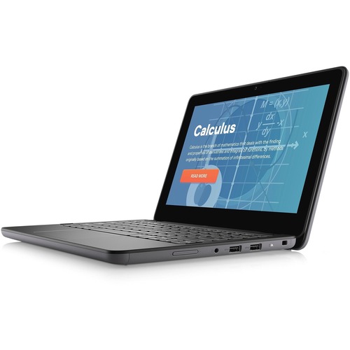 Dell Latitude 3000 3120 11.6&quot; Notebook - HD - 1366 x 768 - Intel Pentium N6000 Quad-core (4 Core) 1.10 GHz - 4 GB Total RAM - 4 GB On-board Memory - 128 GB SSD - Titan Gray - Intel Chip - Windows 11 - Intel UHD Graphics - Twisted nematic (TN) - English (US) Keyboard - Front Camera/Webcam - 10 Hours Battery Run Time - IEEE 802.11ax Wireless LAN Standard