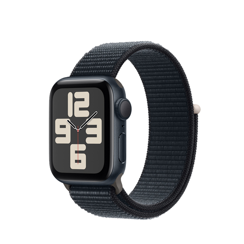 Apple Watch SE GPS 40mm Midnight Aluminum Case with Midnight Sport Loop