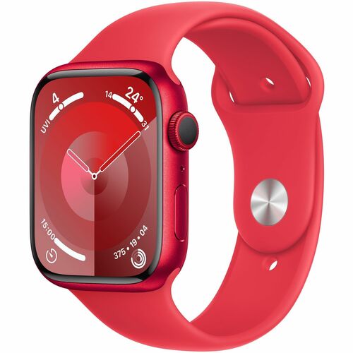 Apple Watch Series 9 GPS 41mm (PRODUCT)RED Aluminum Case with (PRODUCT)RED Sport Band - S/M