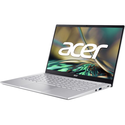 Acer Swift 3 SF314-512 SF314-512-78JG 14 inch Notebook - QHD - 2560 x 1440 - Intel Core i7 12th Gen i7-1260P Dodeca-core (12 Core) 2.10 GHz - 16 GB Total RAM - 512 GB SSD - Pure Silver - Windows 11 Home - Intel Iris Xe Graphics - In-plane Switching (IPS) Technology, ComfyView - English Keyboard - Front Camera/Webcam - 10.50 Hours Battery Run Time - IEEE 802.11 a/b/g/n/ac/ax Wireless LAN Standard