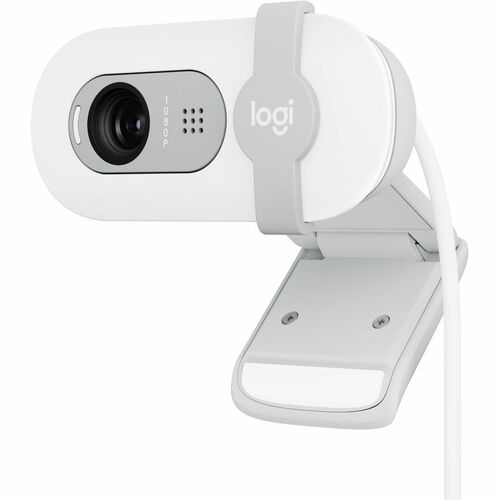 Logitech BRIO 100 Webcam - 2 Megapixel - Off White - USB Type A - 1 Pack(s) - 1920 x 1080 Video - Fixed Focus - 58&amp;deg; Angle - Microphone - macOS, Windows
