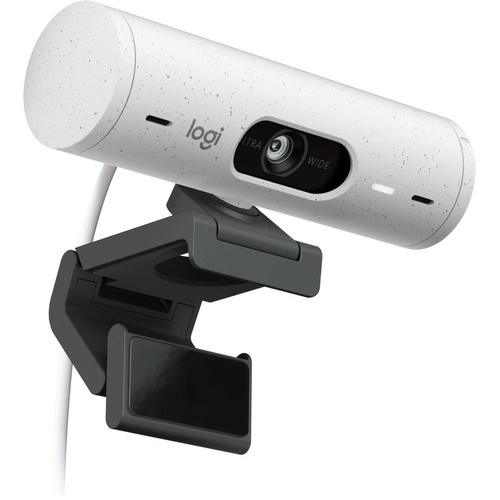 Logitech BRIO 505 Webcam - 4 Megapixel - 60 fps - Off White - USB Type C - TAA Compliant - 1920 x 1080 Video - Auto-focus - 90&amp;deg; Angle - 4x Digital Zoom - Microphone - Notebook, Display Screen, Monitor
