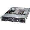 BLACK 2U SC826BA LP CHASSIS W/