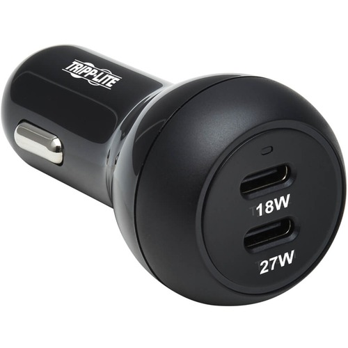 USB CAR CHARGER DUAL-PORT 45W